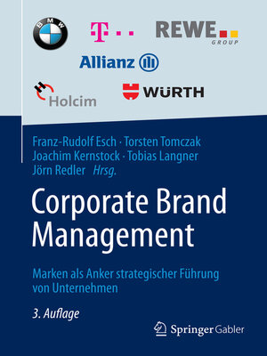 cover image of Corporate Brand Management